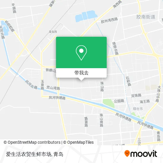 爱生活农贸生鲜市场地图