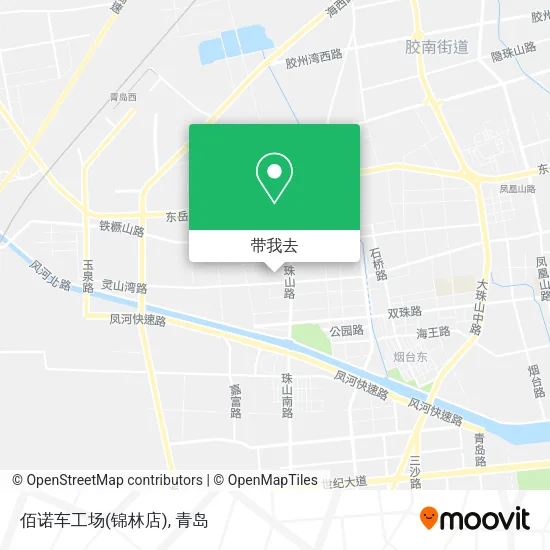 佰诺车工场(锦林店)地图