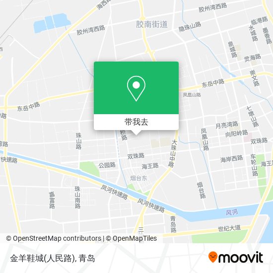 金羊鞋城(人民路)地图