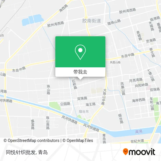 同悦针织批发地图