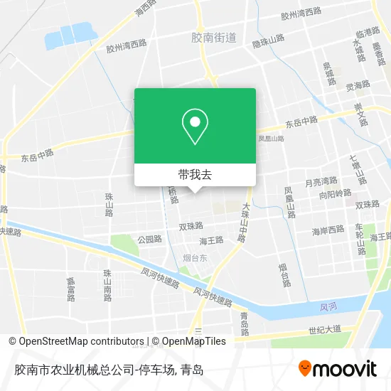 胶南市农业机械总公司-停车场地图