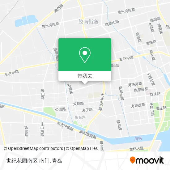 世纪花园南区-南门地图