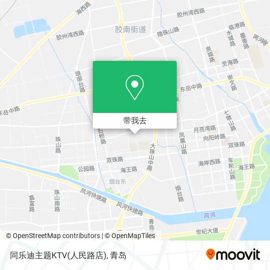同乐迪主题KTV(人民路店)地图