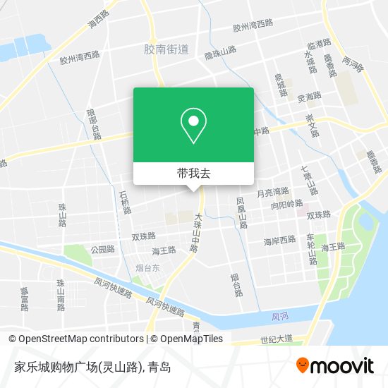 家乐城购物广场(灵山路)地图