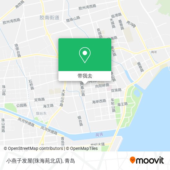 小燕子发屋(珠海苑北店)地图
