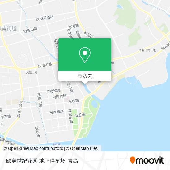 欧美世纪花园-地下停车场地图