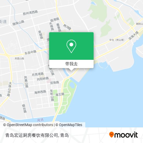 青岛宏运厨房餐饮有限公司地图