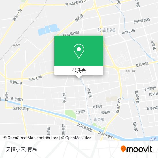 天福小区地图