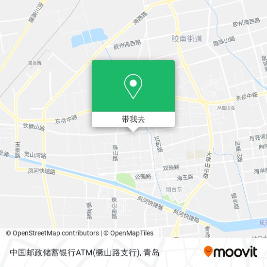 中国邮政储蓄银行ATM(橛山路支行)地图