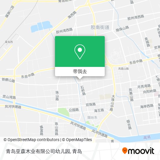 青岛亚森木业有限公司幼儿园地图