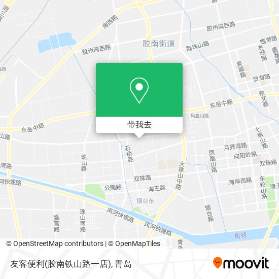 友客便利(胶南铁山路一店)地图