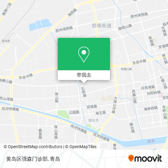 黄岛区强森门诊部地图