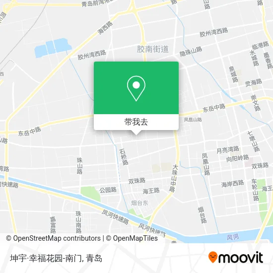 坤宇·幸福花园-南门地图