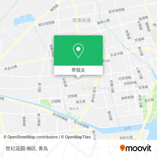 世纪花园-南区地图