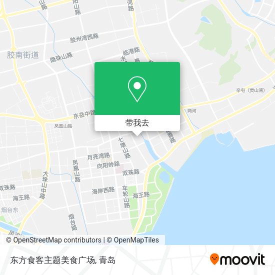 东方食客主题美食广场地图