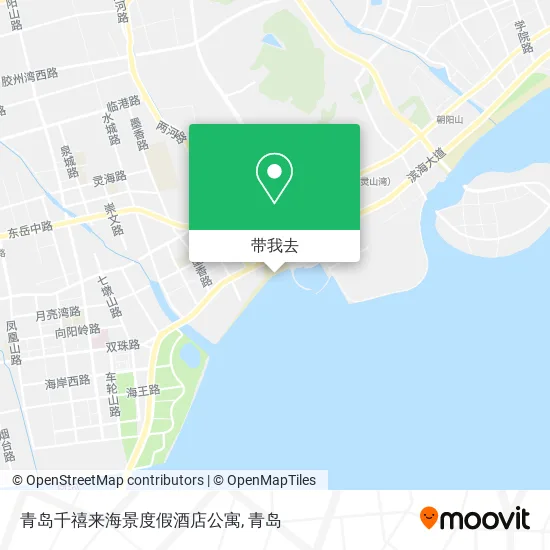 青岛千禧来海景度假酒店公寓地图