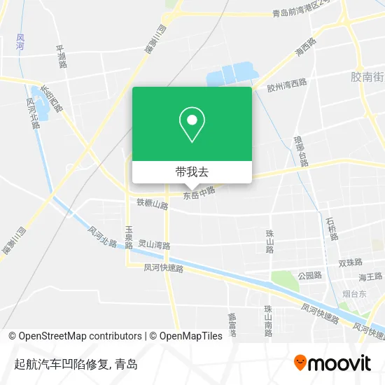 起航汽车凹陷修复地图