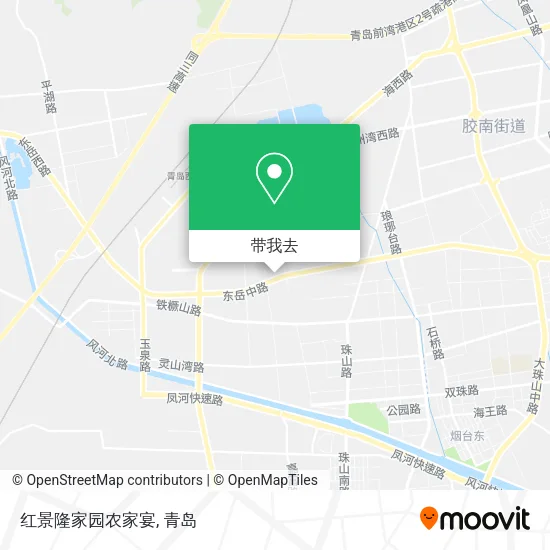 红景隆家园农家宴地图