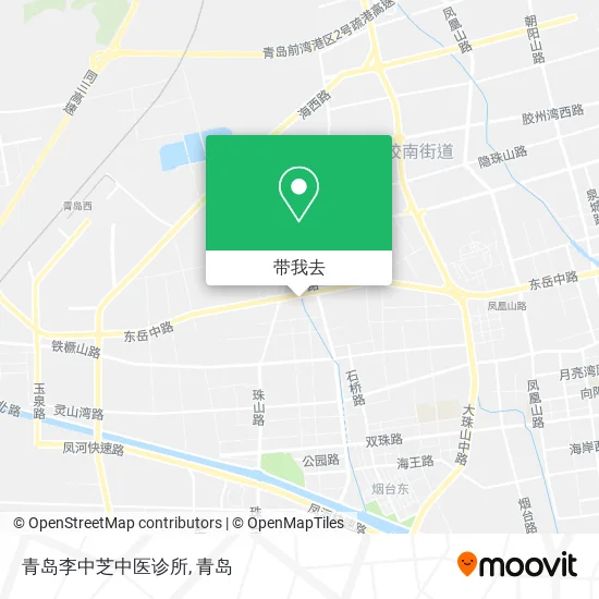 青岛李中芝中医诊所地图