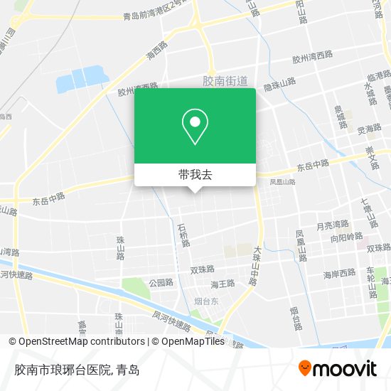 胶南市琅琊台医院地图