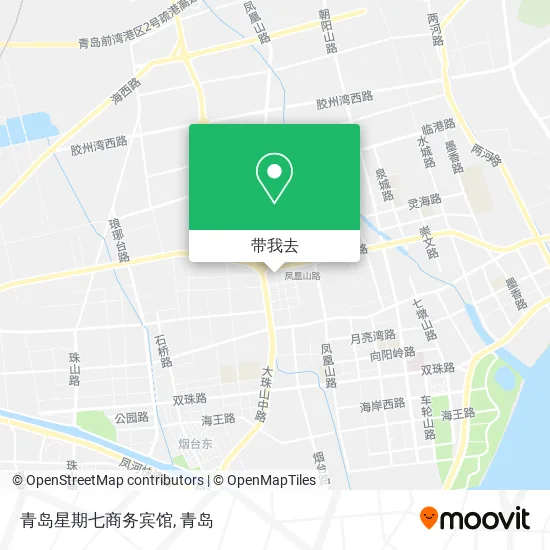 青岛星期七商务宾馆地图