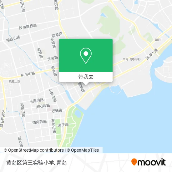 黄岛区第三实验小学地图