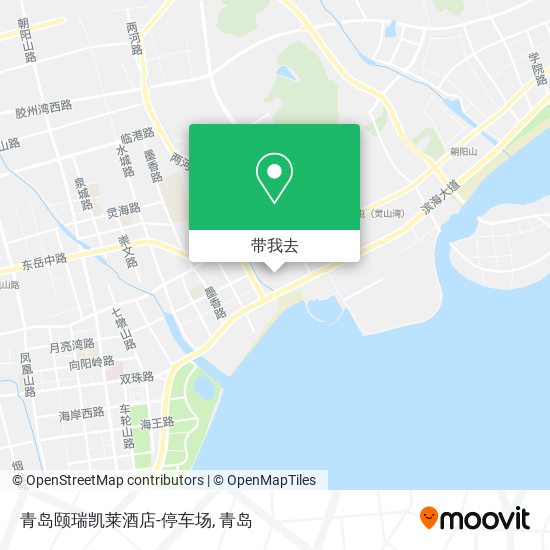 青岛颐瑞凯莱酒店-停车场地图