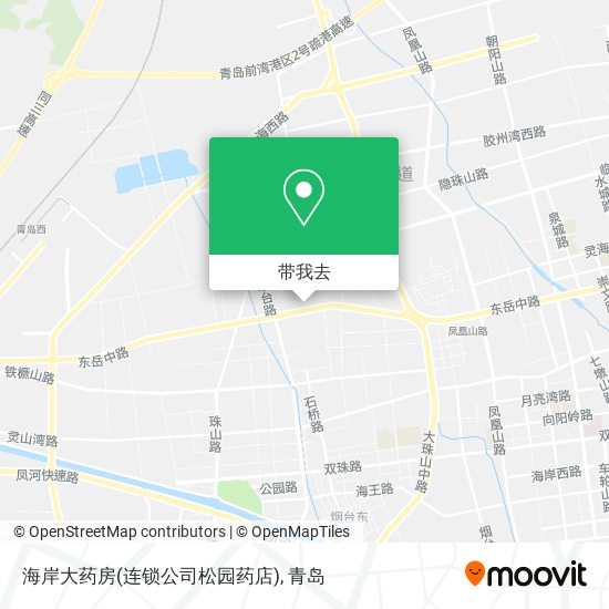 海岸大药房(连锁公司松园药店)地图