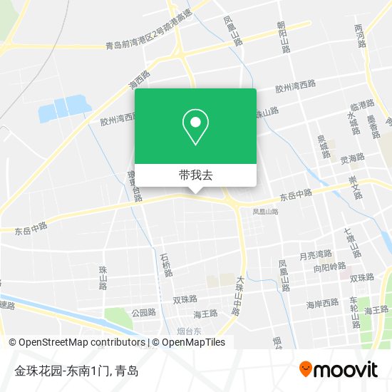 金珠花园-东南1门地图