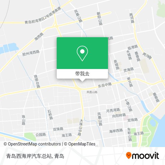 青岛西海岸汽车总站地图