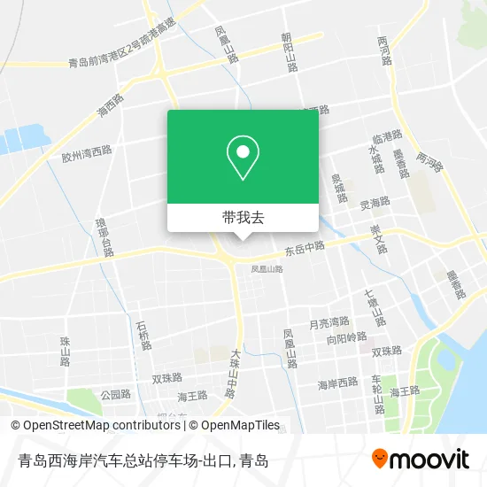 青岛西海岸汽车总站停车场-出口地图