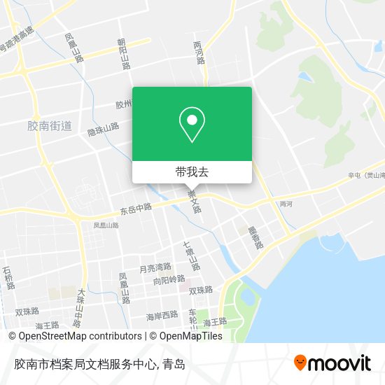 胶南市档案局文档服务中心地图