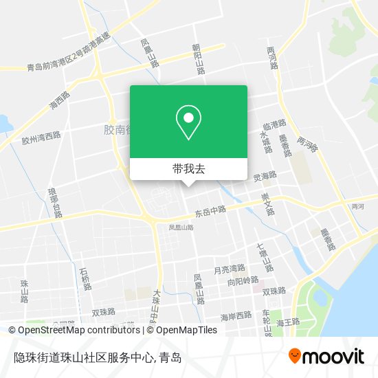 隐珠街道珠山社区服务中心地图