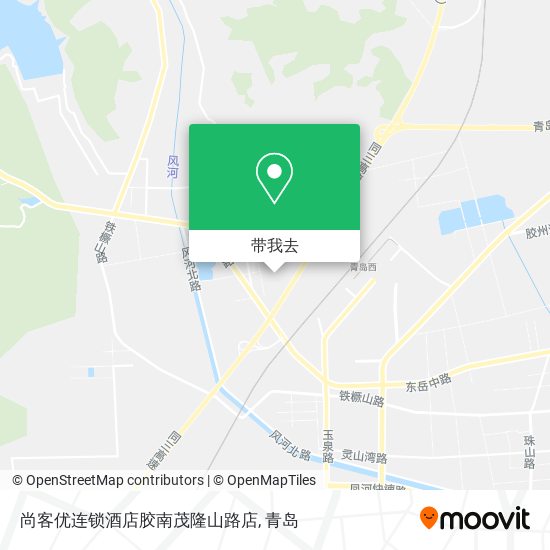 尚客优连锁酒店胶南茂隆山路店地图