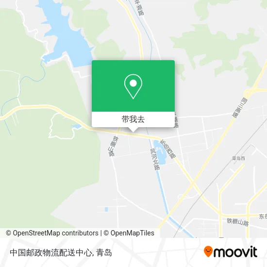 中国邮政物流配送中心地图