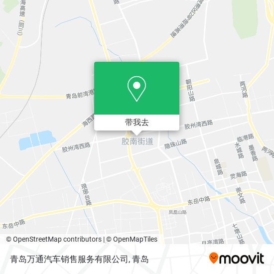 青岛万通汽车销售服务有限公司地图