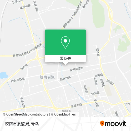 胶南市质监局地图
