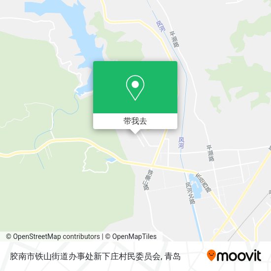 胶南市铁山街道办事处新下庄村民委员会地图