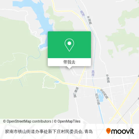 胶南市铁山街道办事处新下庄村民委员会地图