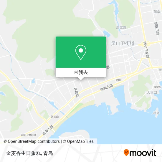 金麦香生日蛋糕地图