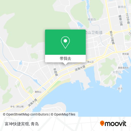 富坤快捷宾馆地图