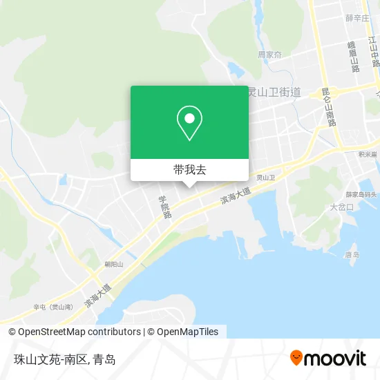 珠山文苑-南区地图