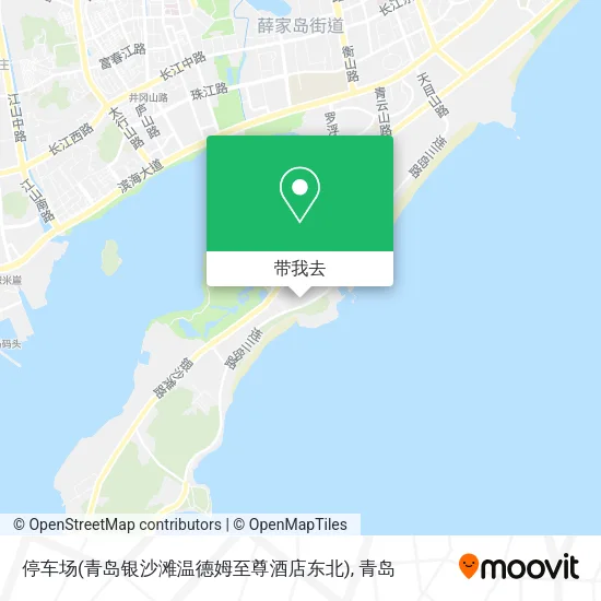 停车场(青岛银沙滩温德姆至尊酒店东北)地图