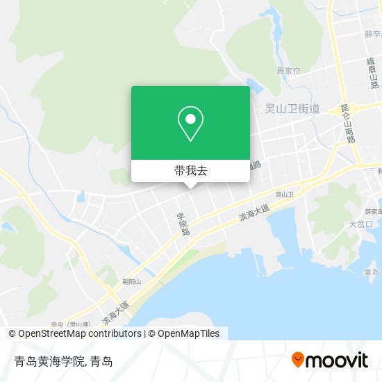 青岛黄海学院地图