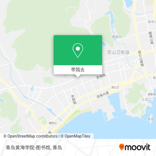 青岛黄海学院-图书馆地图