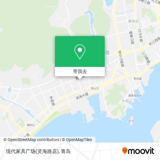 现代家具广场(灵海路店)地图