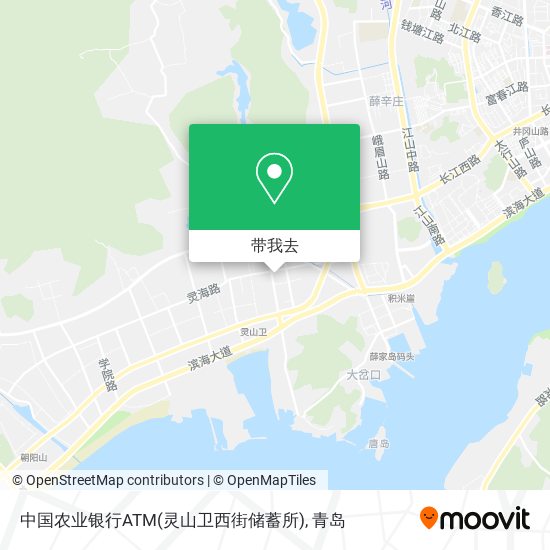 中国农业银行ATM(灵山卫西街储蓄所)地图