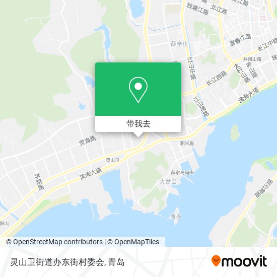 灵山卫街道办东街村委会地图