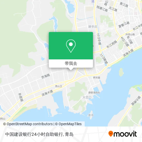 中国建设银行24小时自助银行地图