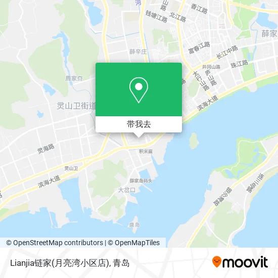 Lianjia链家(月亮湾小区店)地图